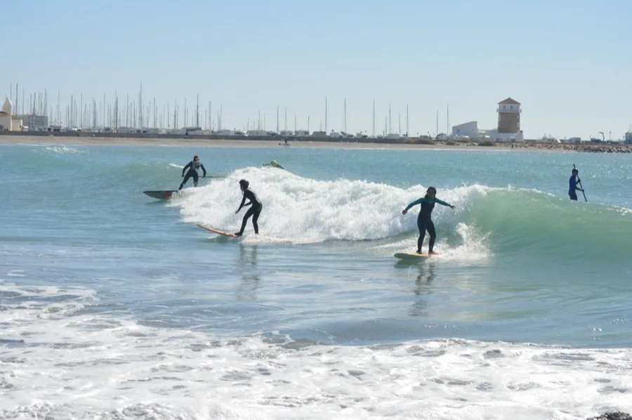 Clases de surf en Almerimar