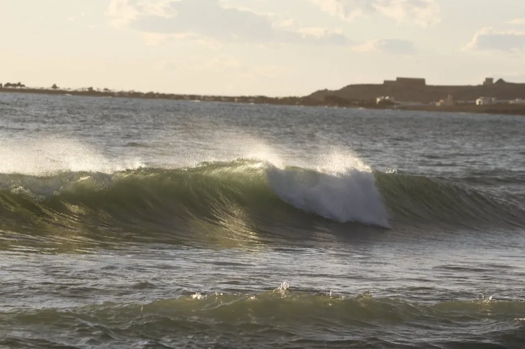 Surf en la costa de Almerimar