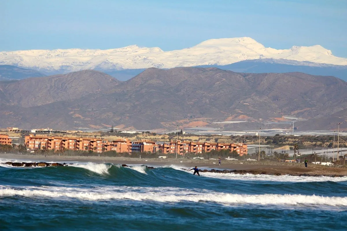 Vista aérea del Club de Playa de Almerimar