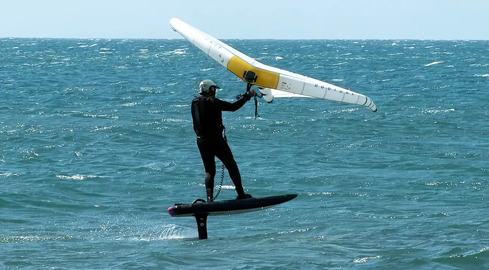Wing foil de Levante en Almerimar